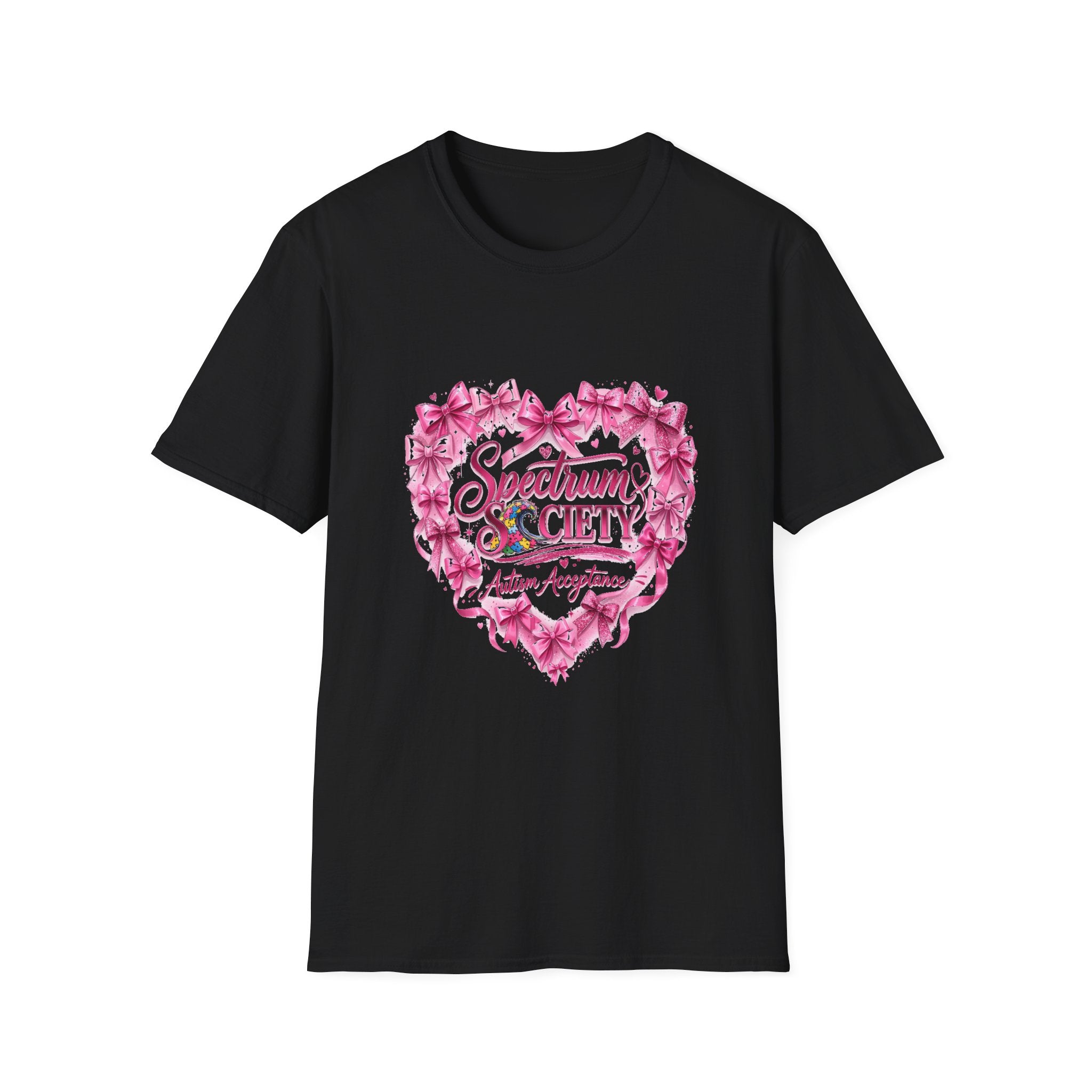 Spectrum Society Pink Ribbon Heart T‑Shirt