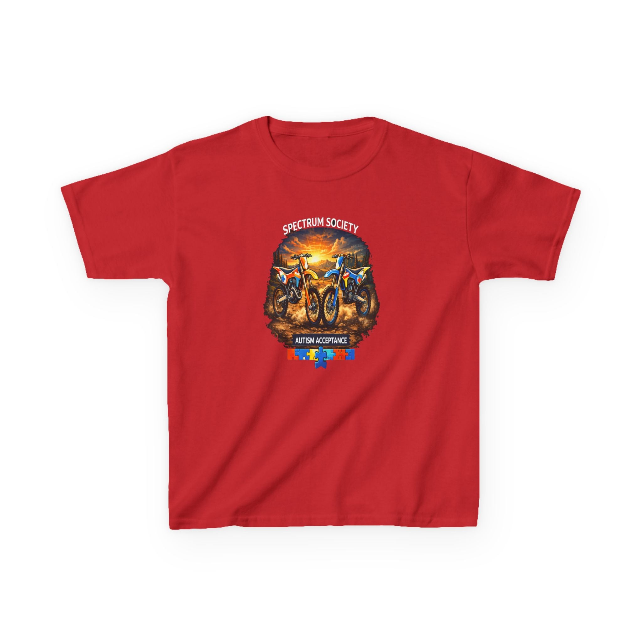 Kids Motorcycle Adventure Tee — "Born to Ride" Graphic Shirt