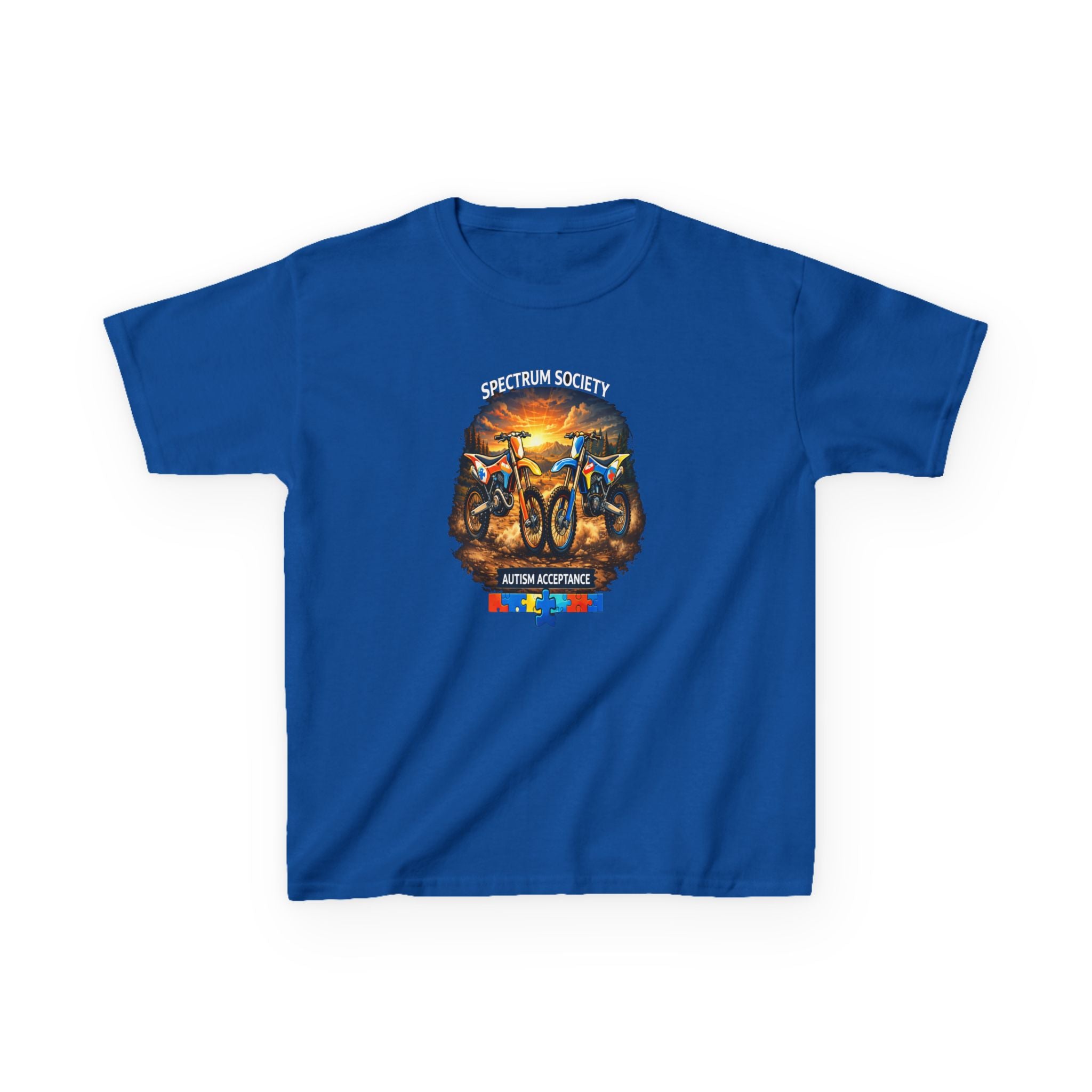 Kids Motorcycle Adventure Tee — "Born to Ride" Graphic Shirt