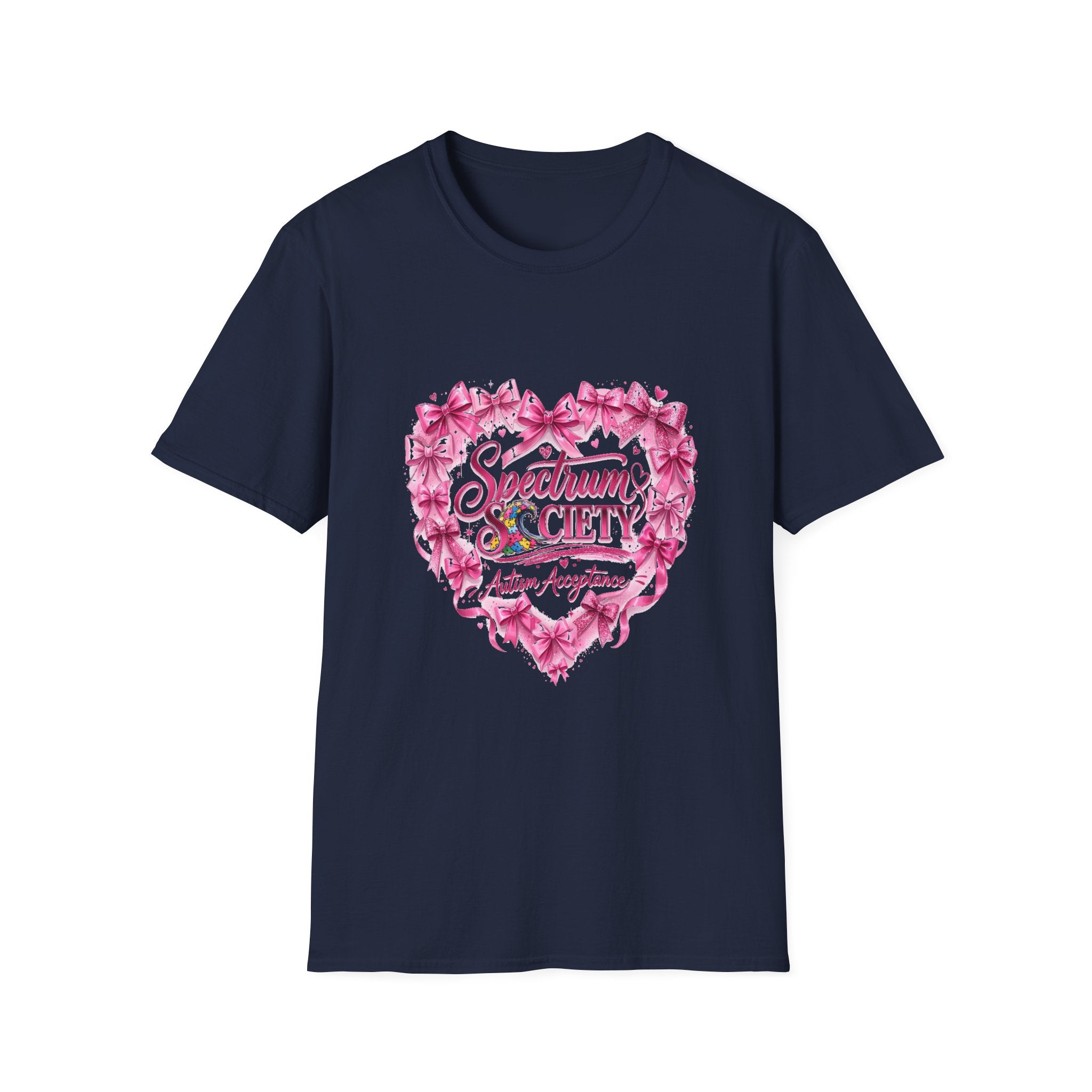 Spectrum Society Pink Ribbon Heart T‑Shirt