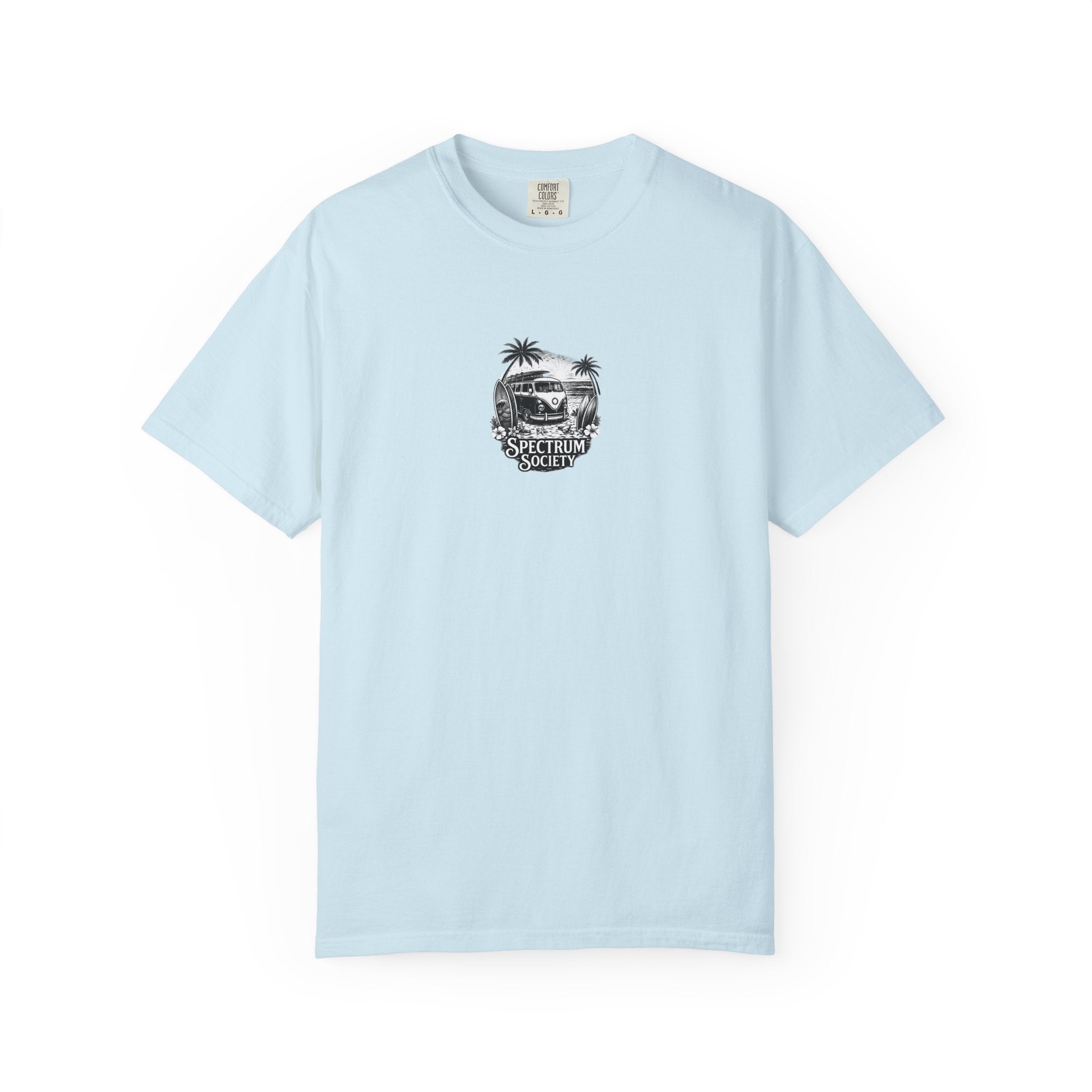 Surf Van Graphic T-Shirt — 'Spectrum Society' Beach Vintage Tee