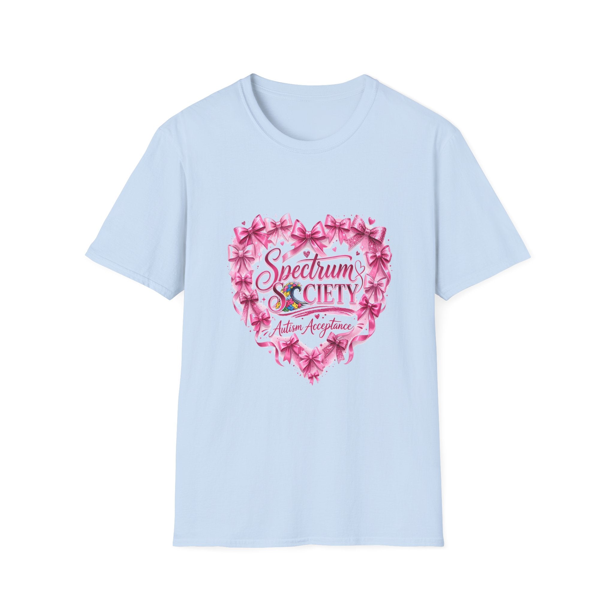 Spectrum Society Pink Ribbon Heart T‑Shirt
