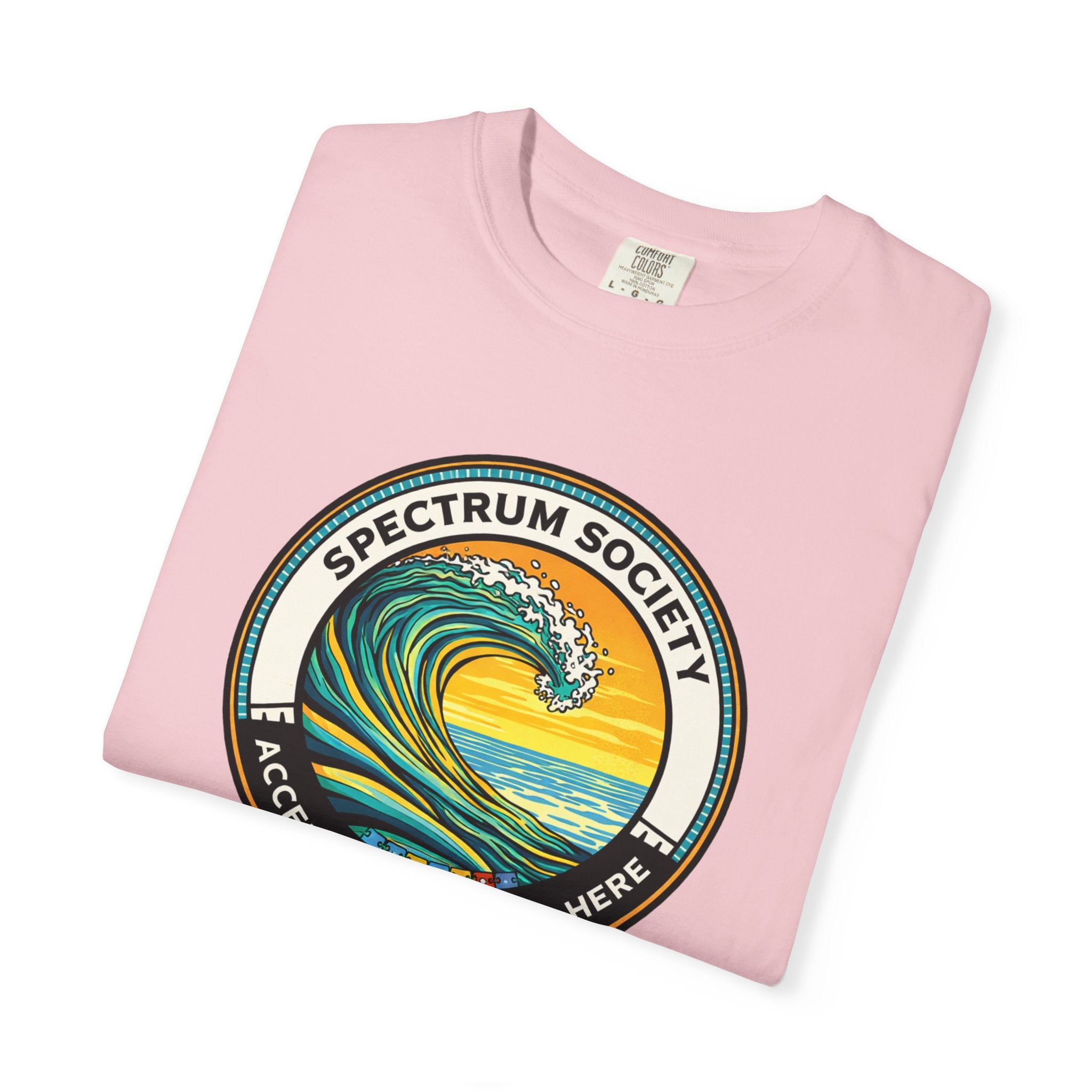 Spectrum Society 'Acceptance Starts Here' Wave T-Shirt