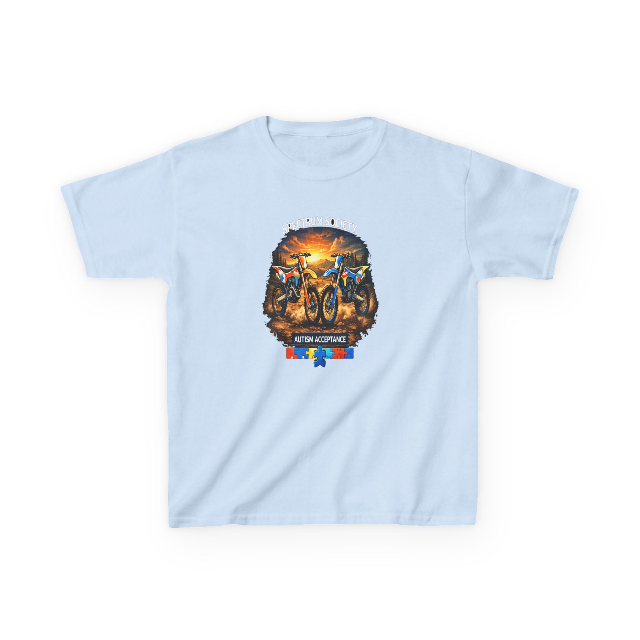 Kids Motorcycle Adventure Tee — "Born to Ride" Graphic Shirt