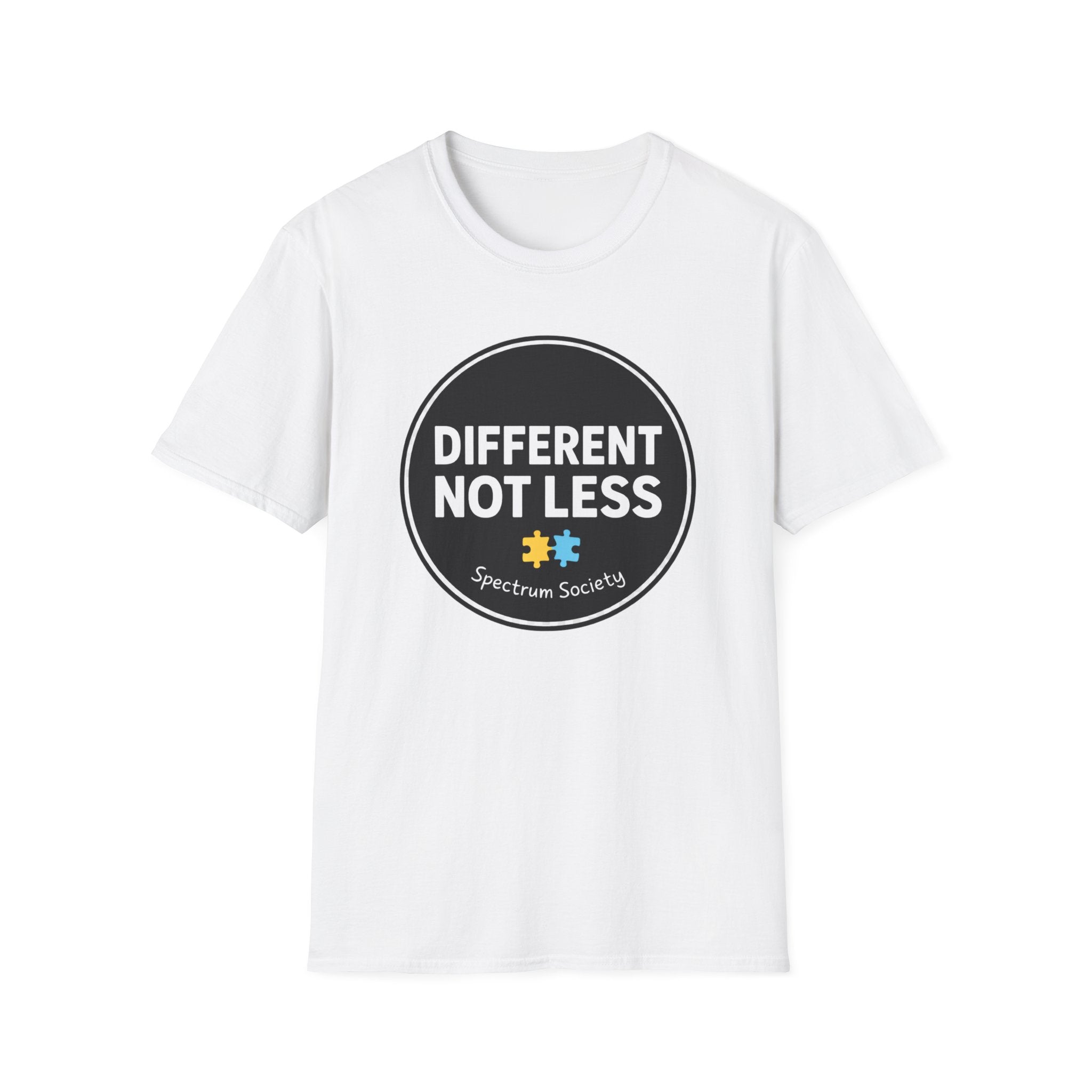 Different Not Less T-Shirt — Autism Awareness Puzzle Heart Tee