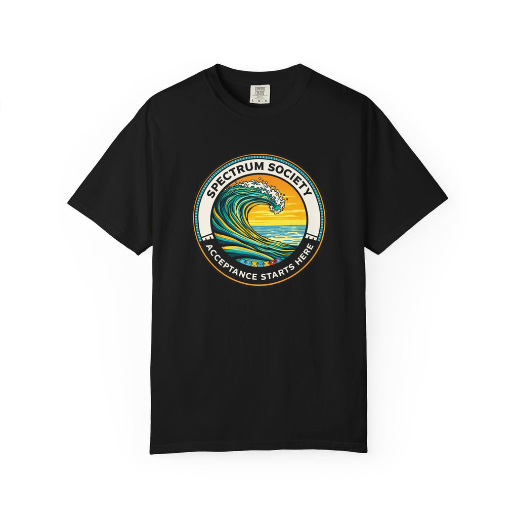 Spectrum Society 'Acceptance Starts Here' Wave T-Shirt