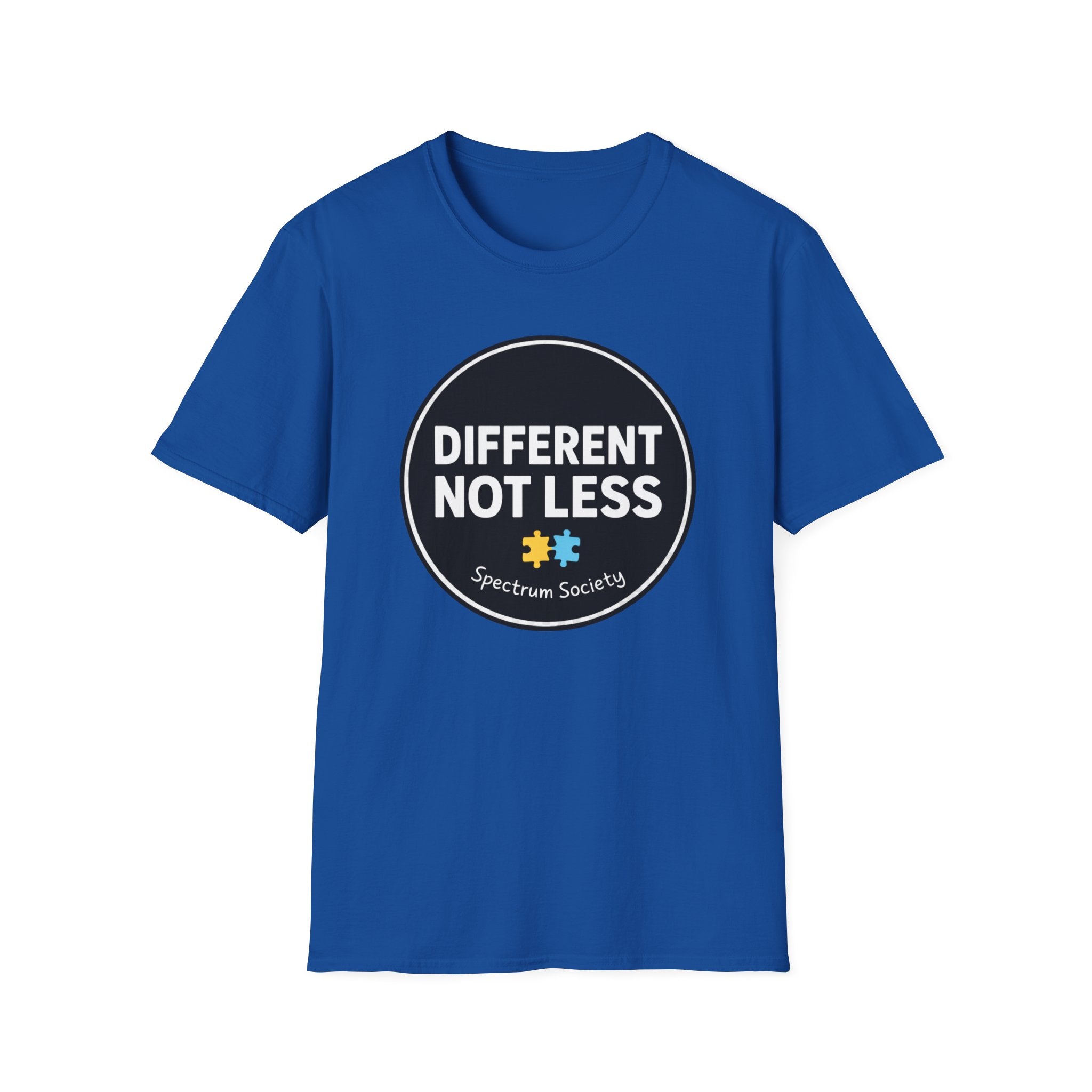 Different Not Less T-Shirt — Autism Awareness Puzzle Heart Tee