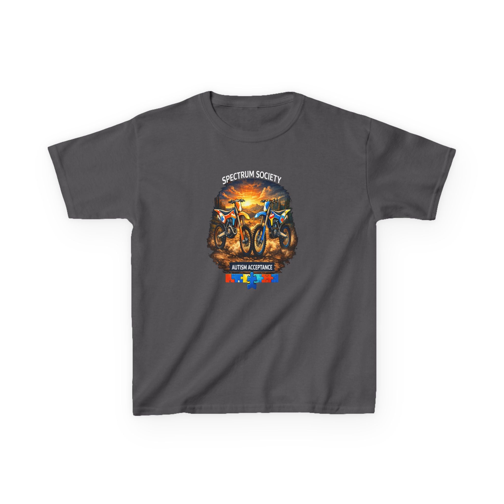 Kids Motorcycle Adventure Tee — "Born to Ride" Graphic Shirt