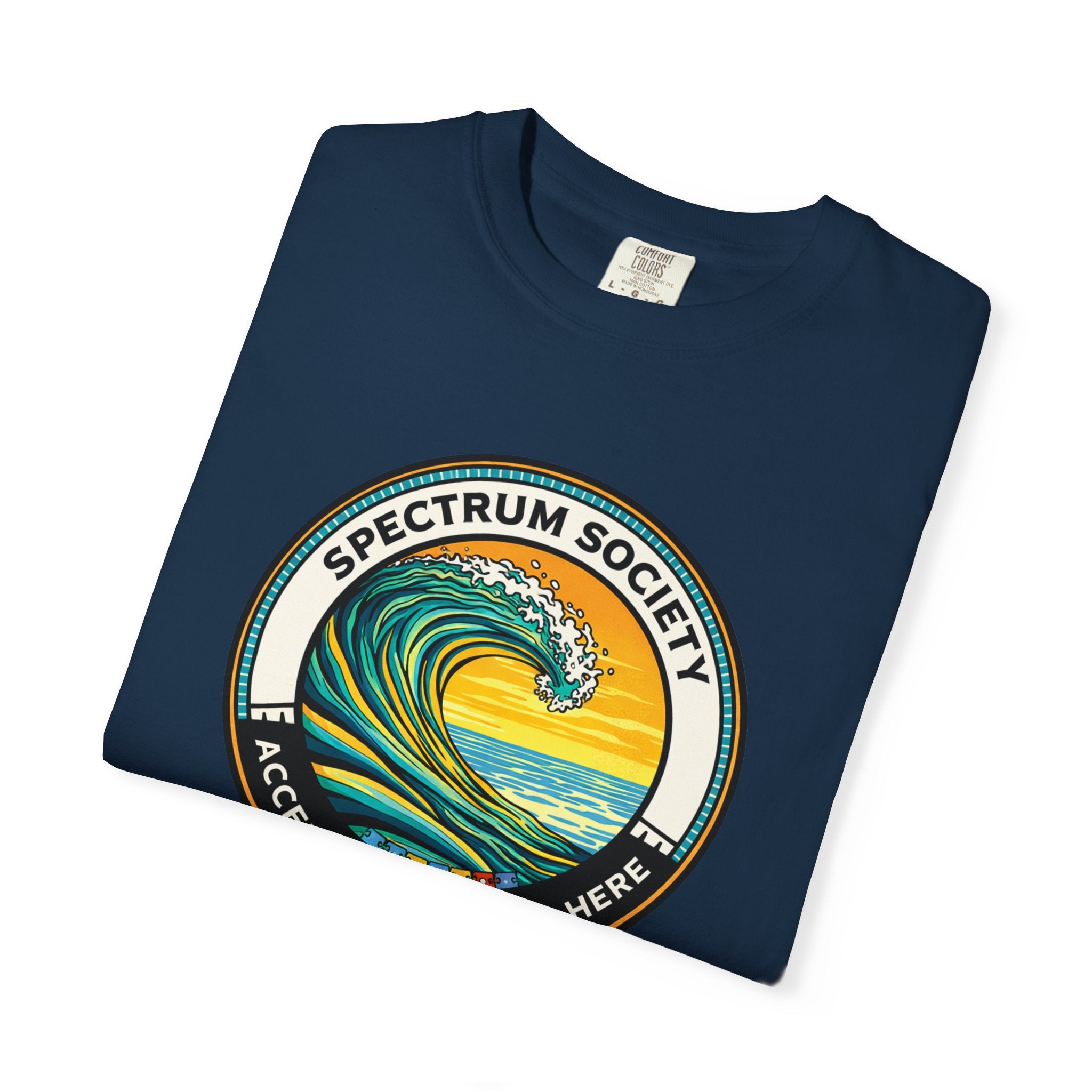 Spectrum Society 'Acceptance Starts Here' Wave T-Shirt