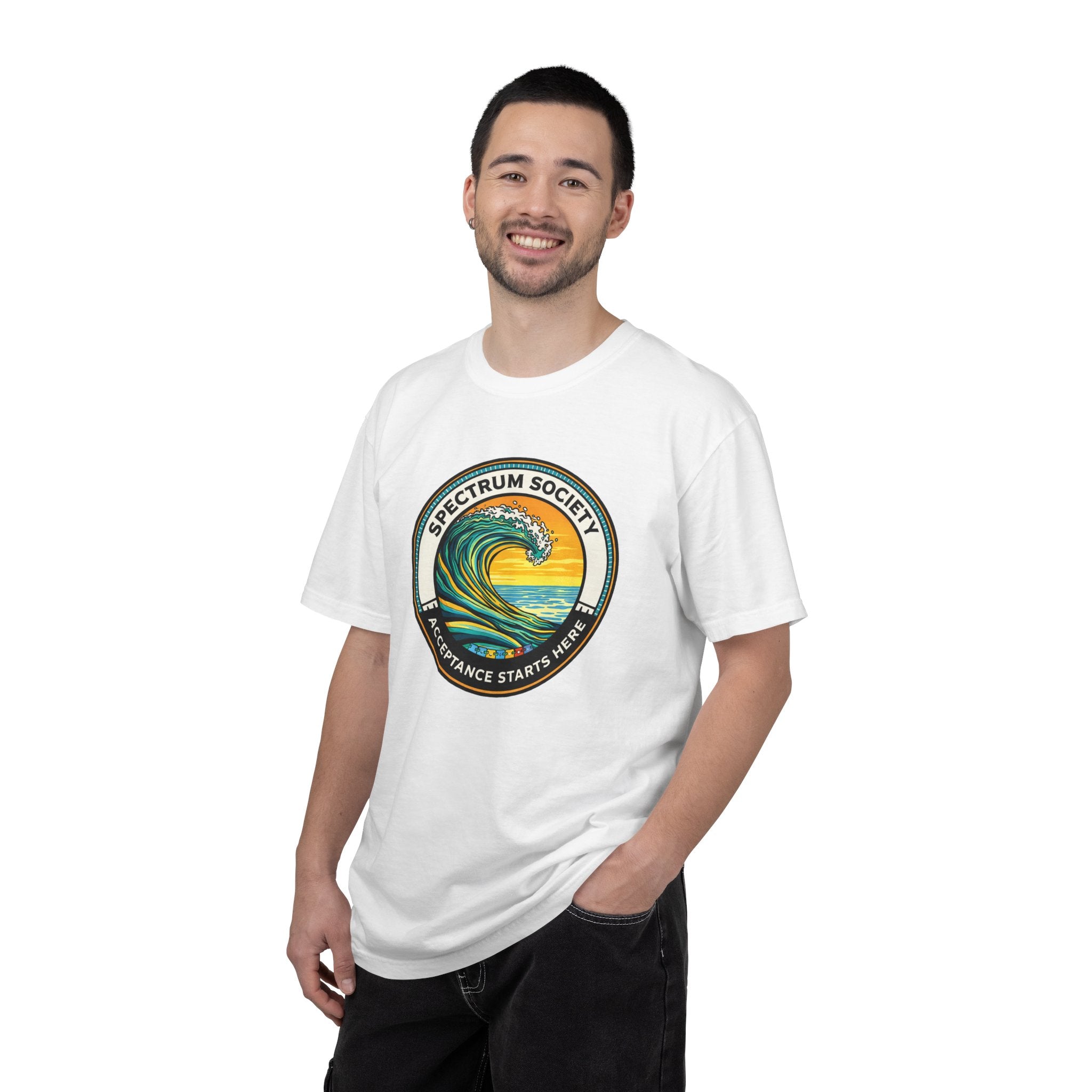 Spectrum Society 'Acceptance Starts Here' Wave T-Shirt