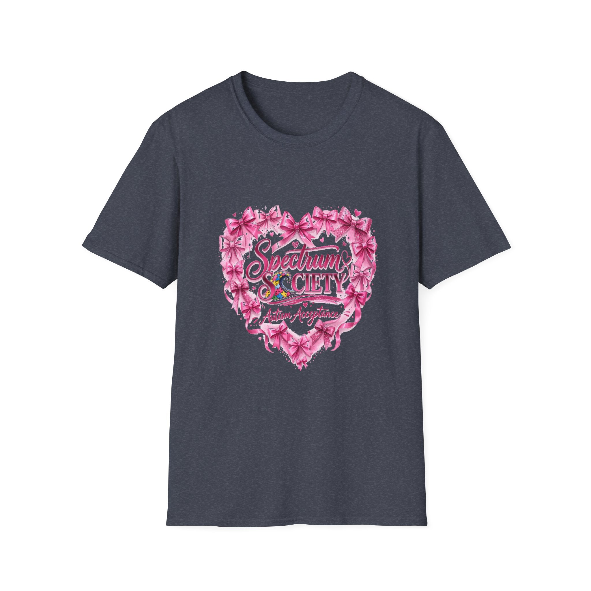 Spectrum Society Pink Ribbon Heart T‑Shirt