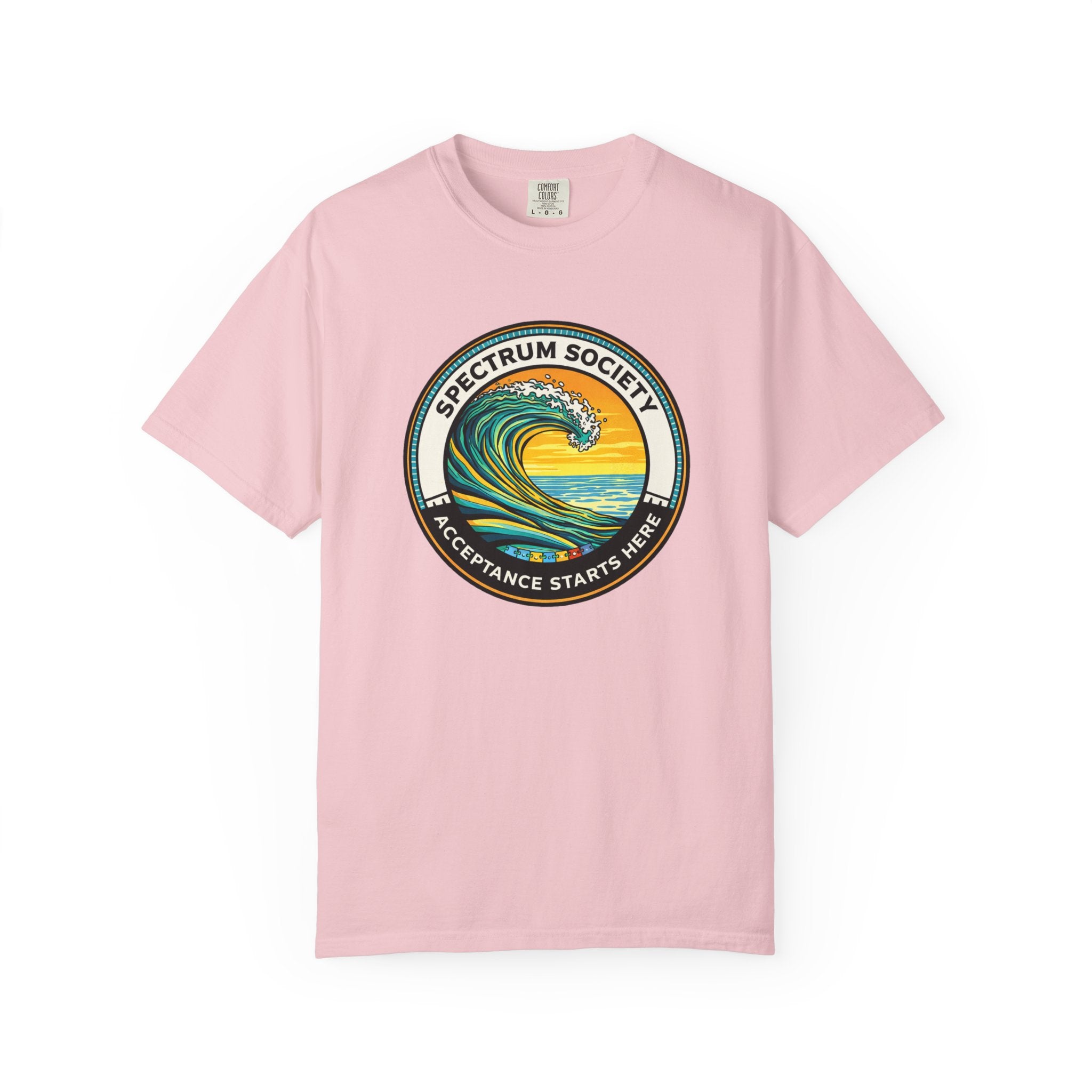 Spectrum Society 'Acceptance Starts Here' Wave T-Shirt