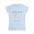 Spectrum Society Autism Awareness Women's Tee — Heart Script Design