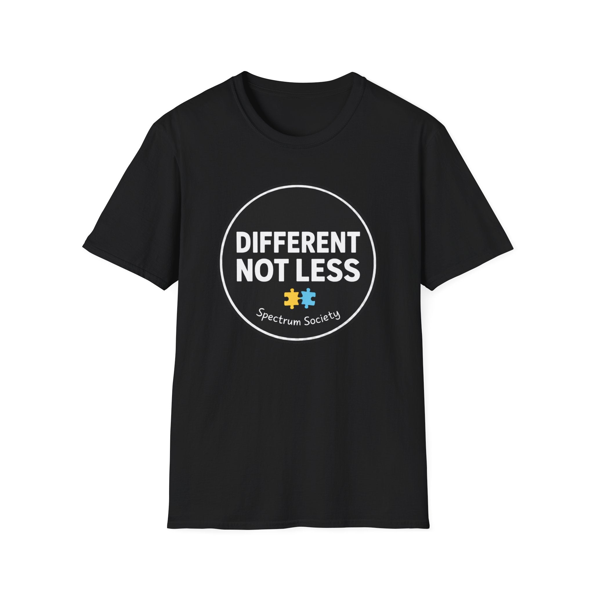 Different Not Less T-Shirt — Autism Awareness Puzzle Heart Tee