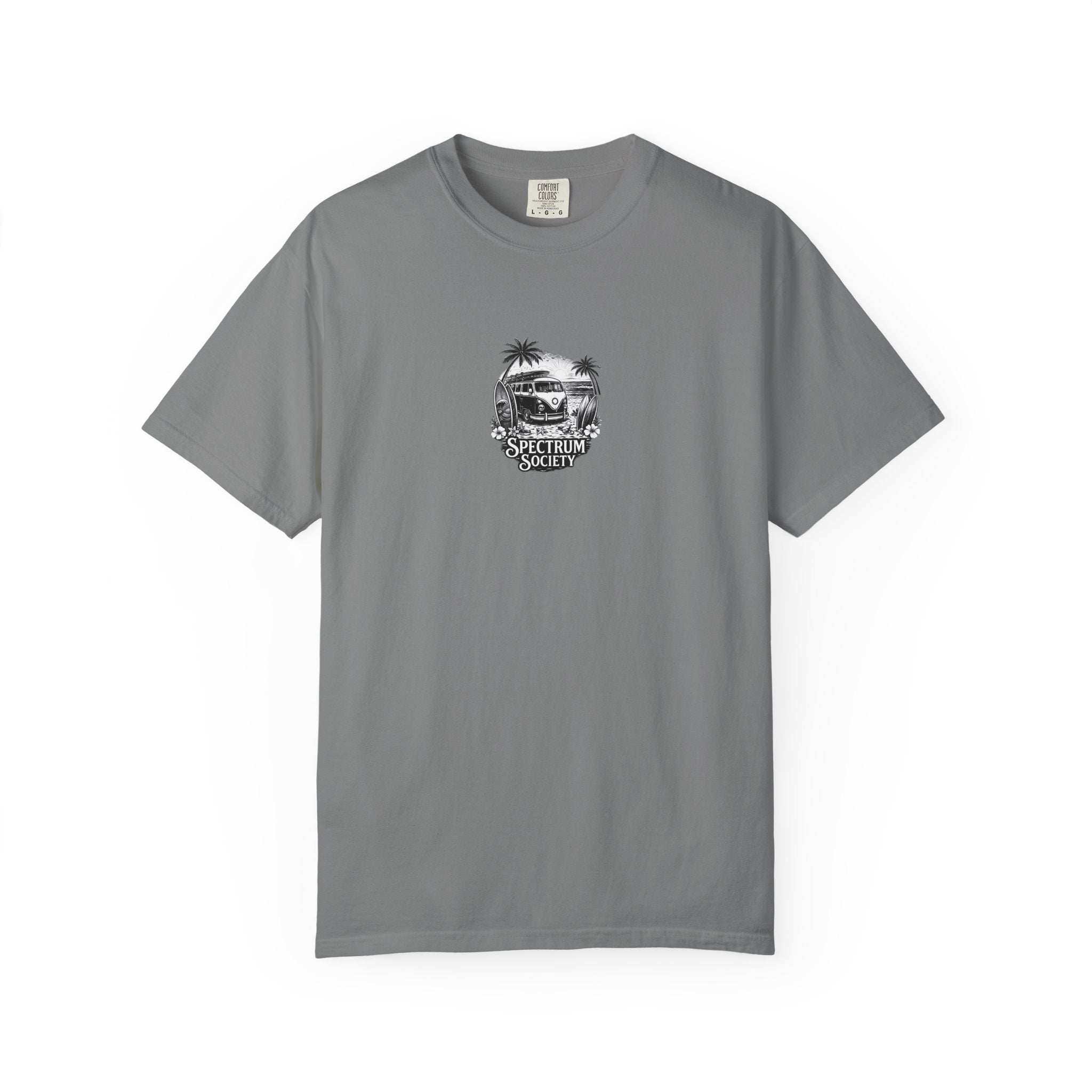 Surf Van Graphic T-Shirt — 'Spectrum Society' Beach Vintage Tee