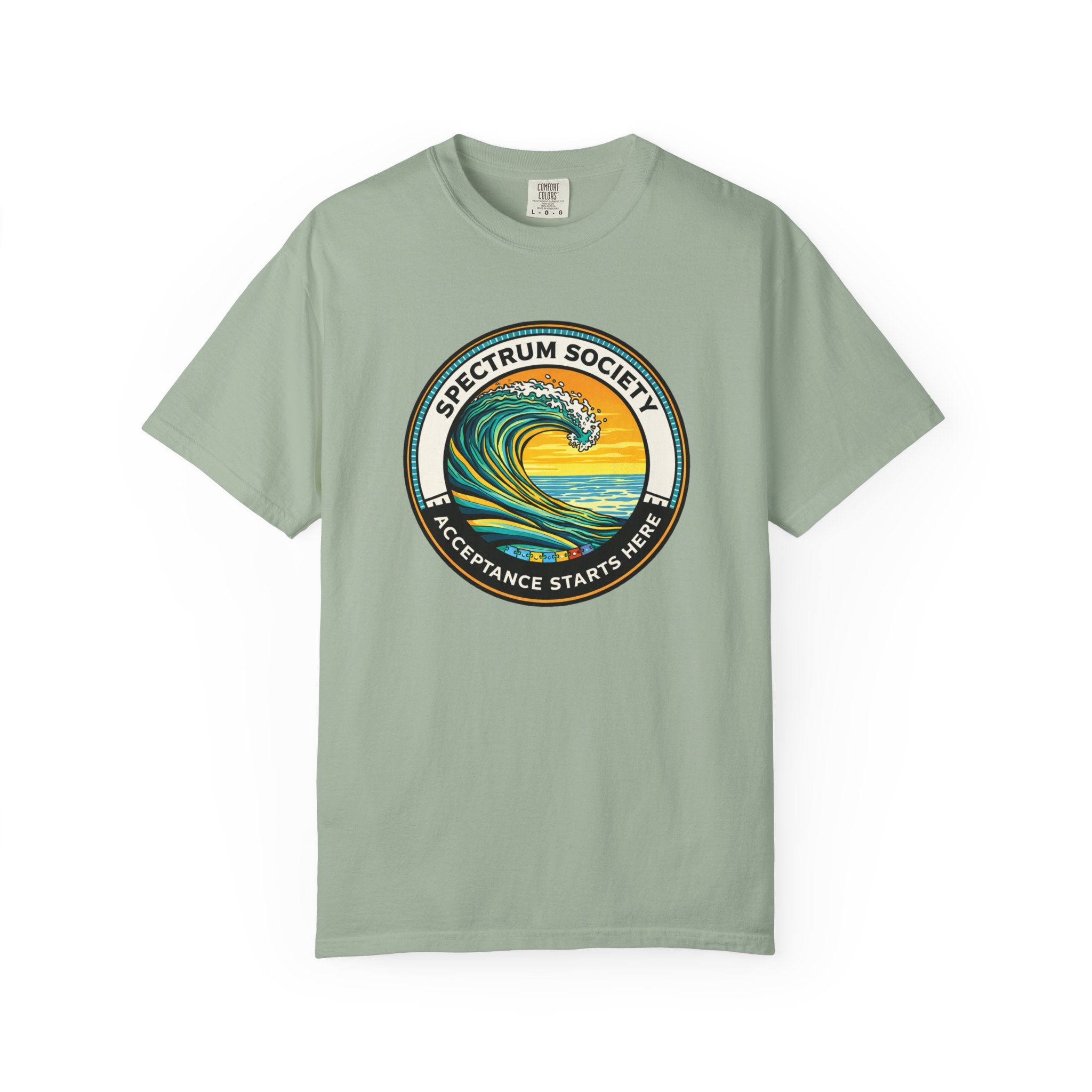 Spectrum Society 'Acceptance Starts Here' Wave T-Shirt