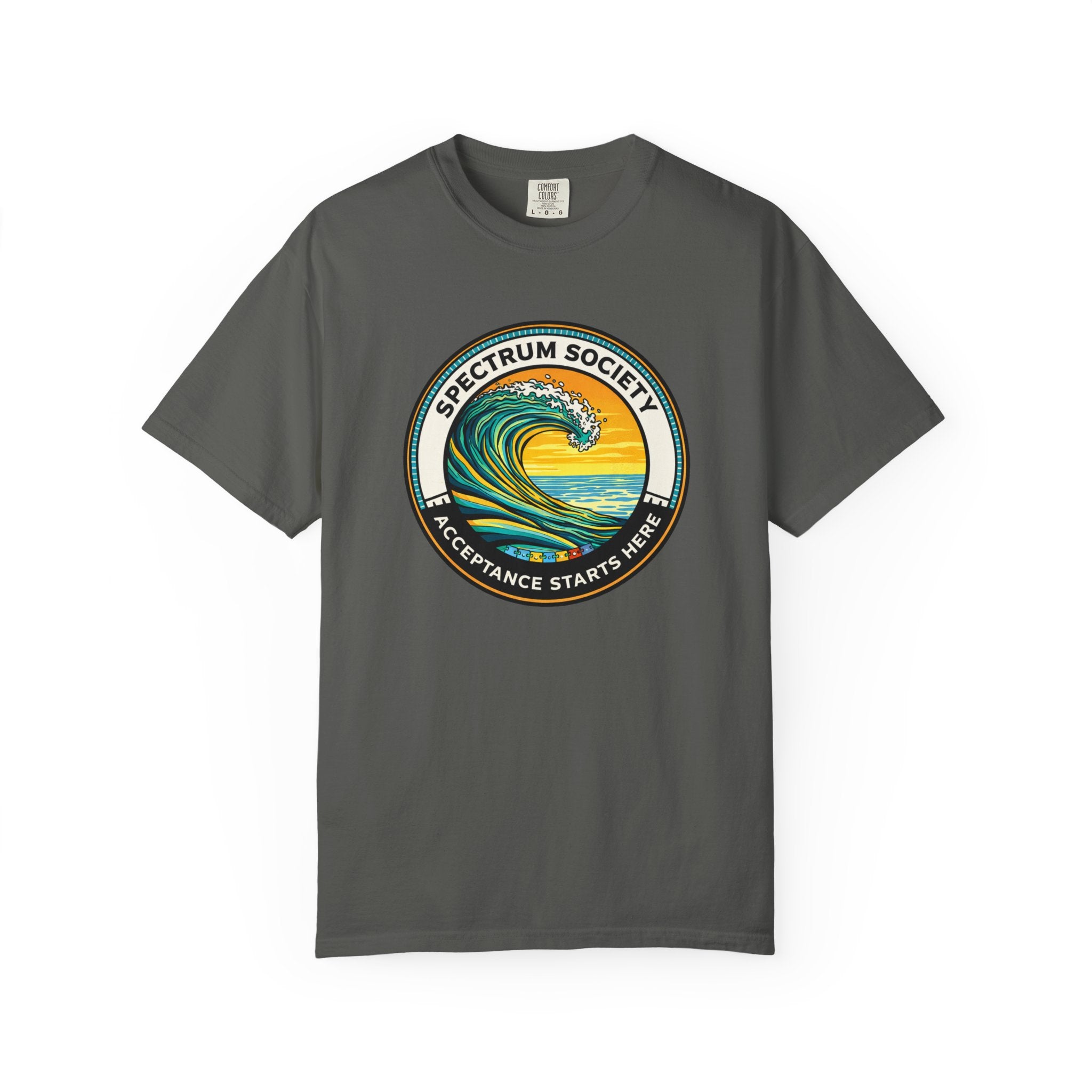 Spectrum Society 'Acceptance Starts Here' Wave T-Shirt