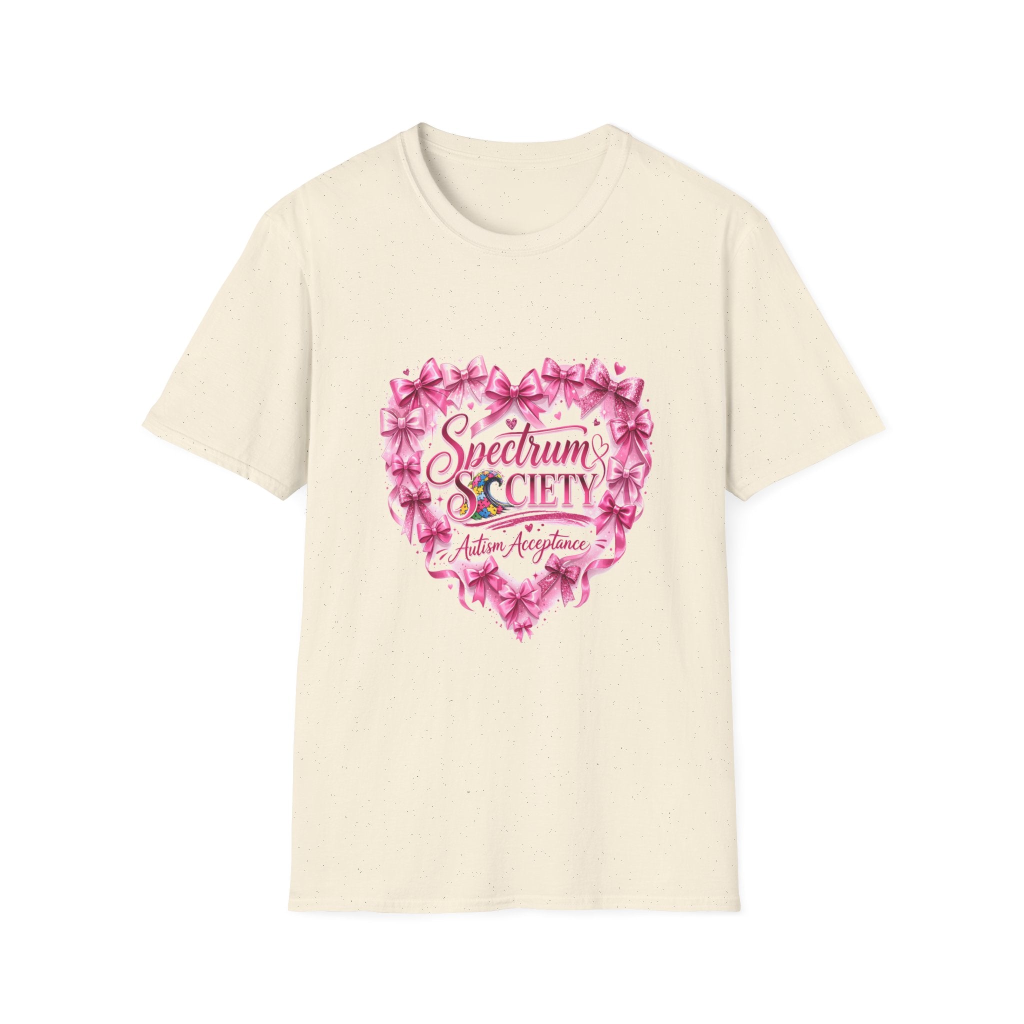 Spectrum Society Pink Ribbon Heart T‑Shirt