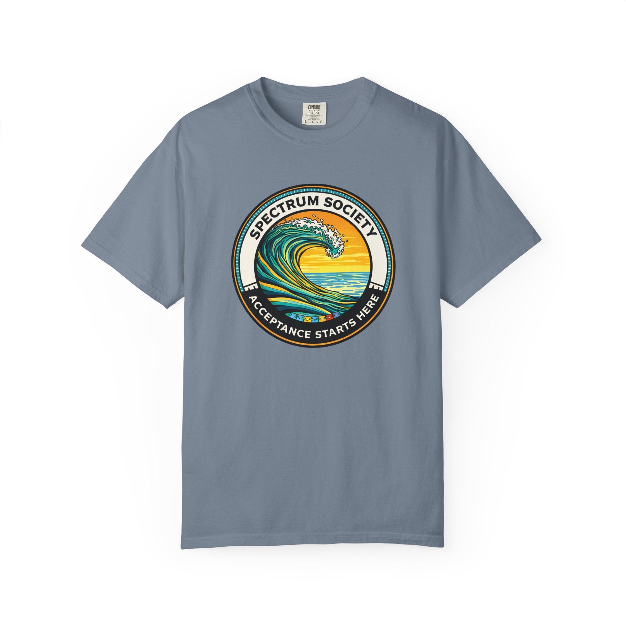 Spectrum Society 'Acceptance Starts Here' Wave T-Shirt