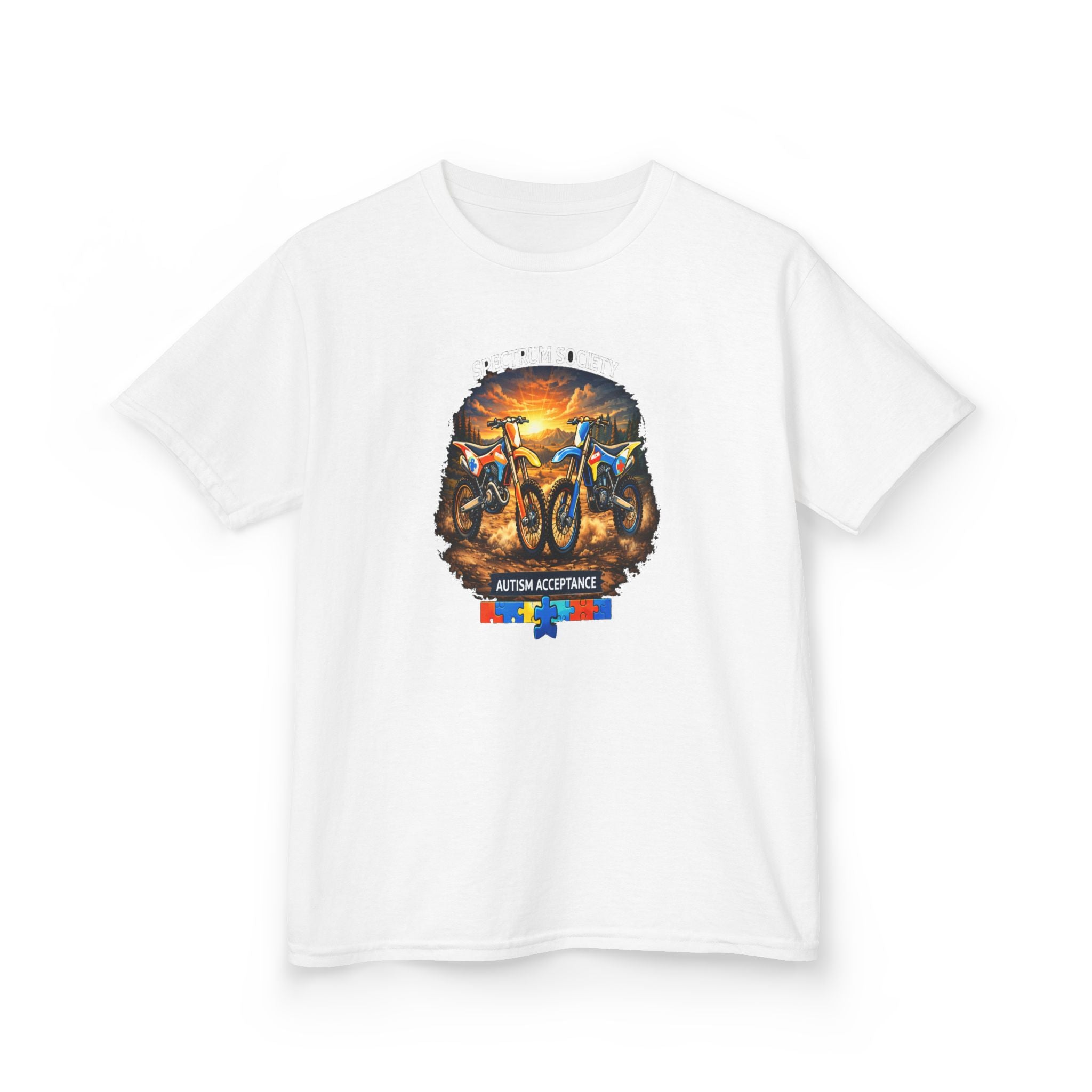 Kids Motorcycle Adventure Tee — "Born to Ride" Graphic Shirt