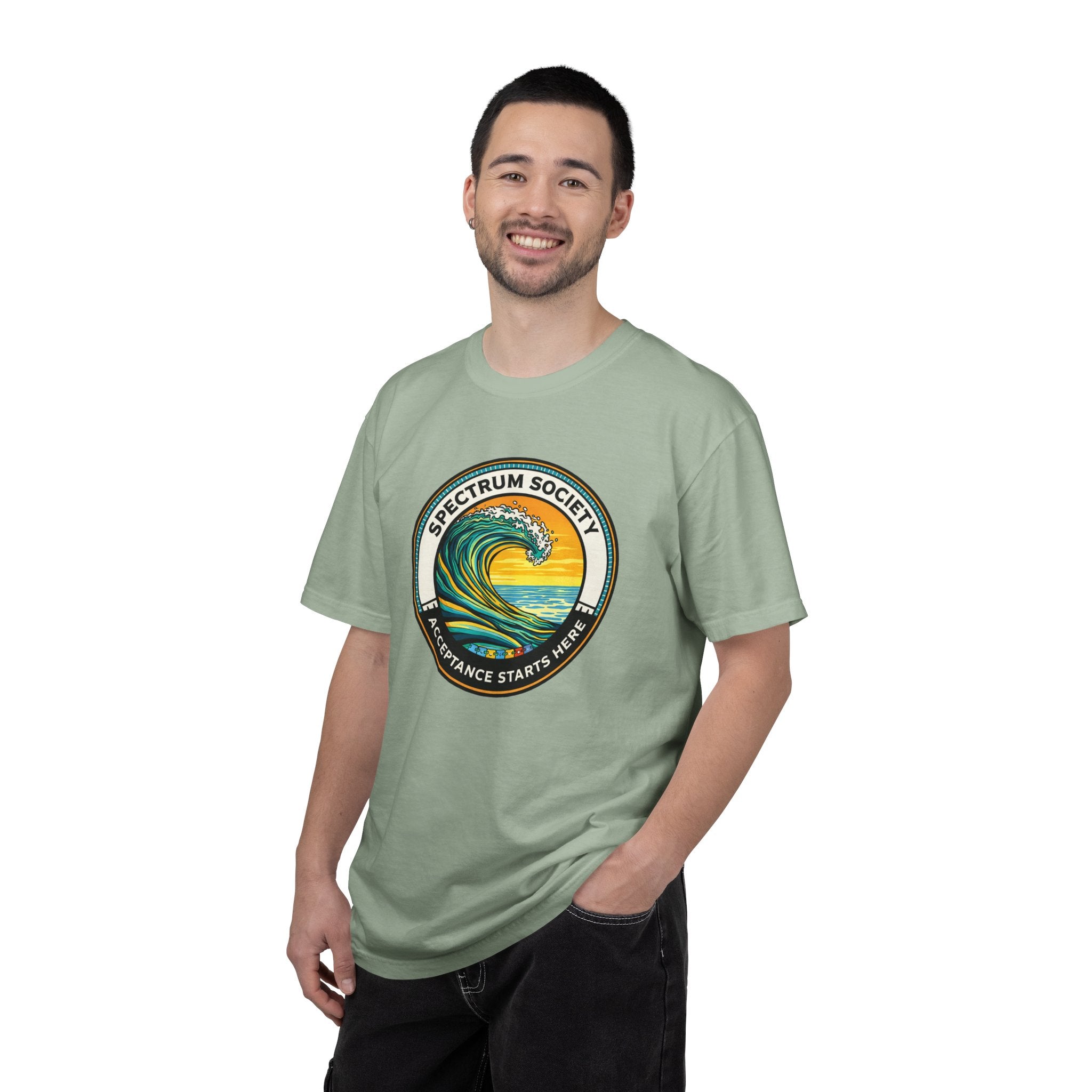 Spectrum Society 'Acceptance Starts Here' Wave T-Shirt