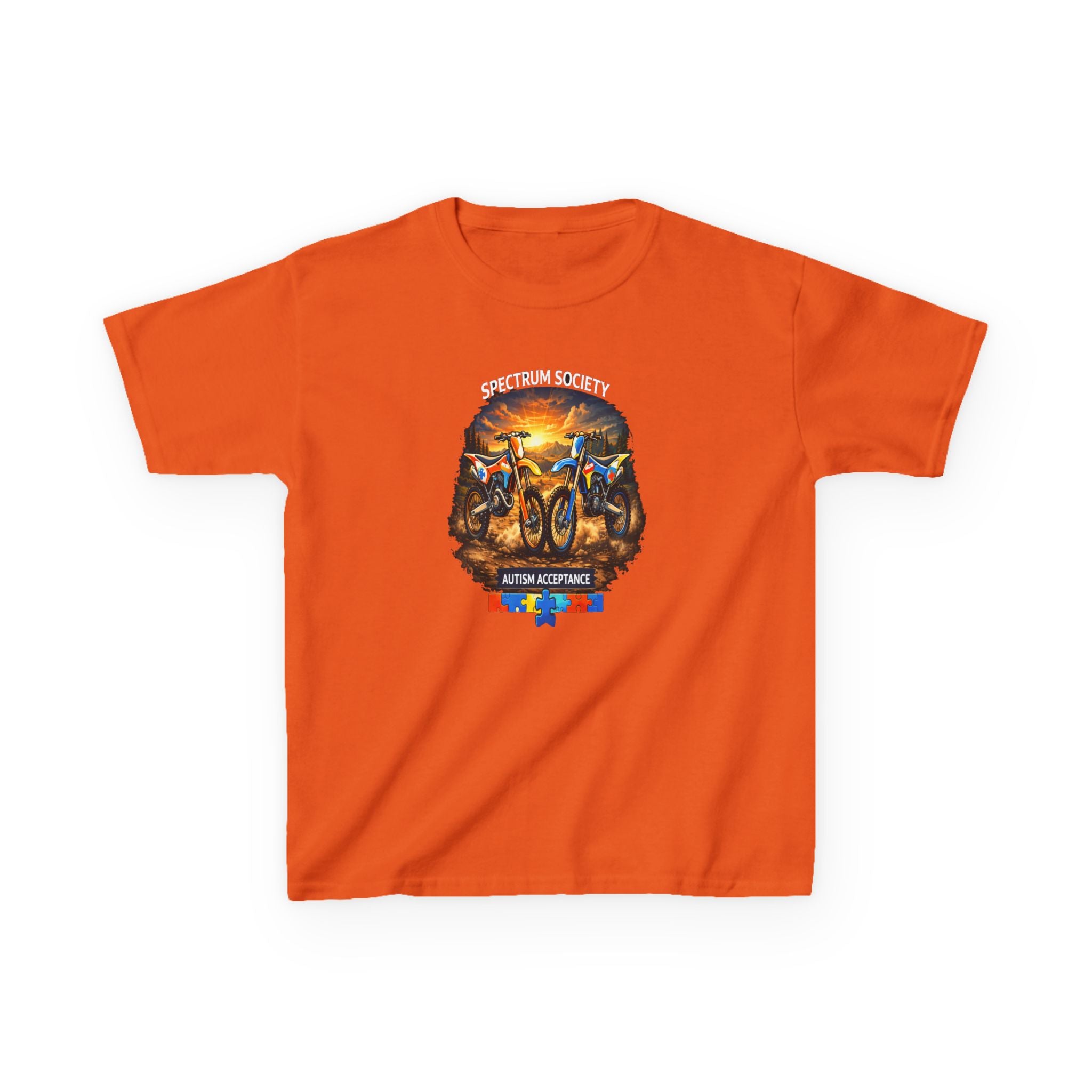 Kids Motorcycle Adventure Tee — "Born to Ride" Graphic Shirt