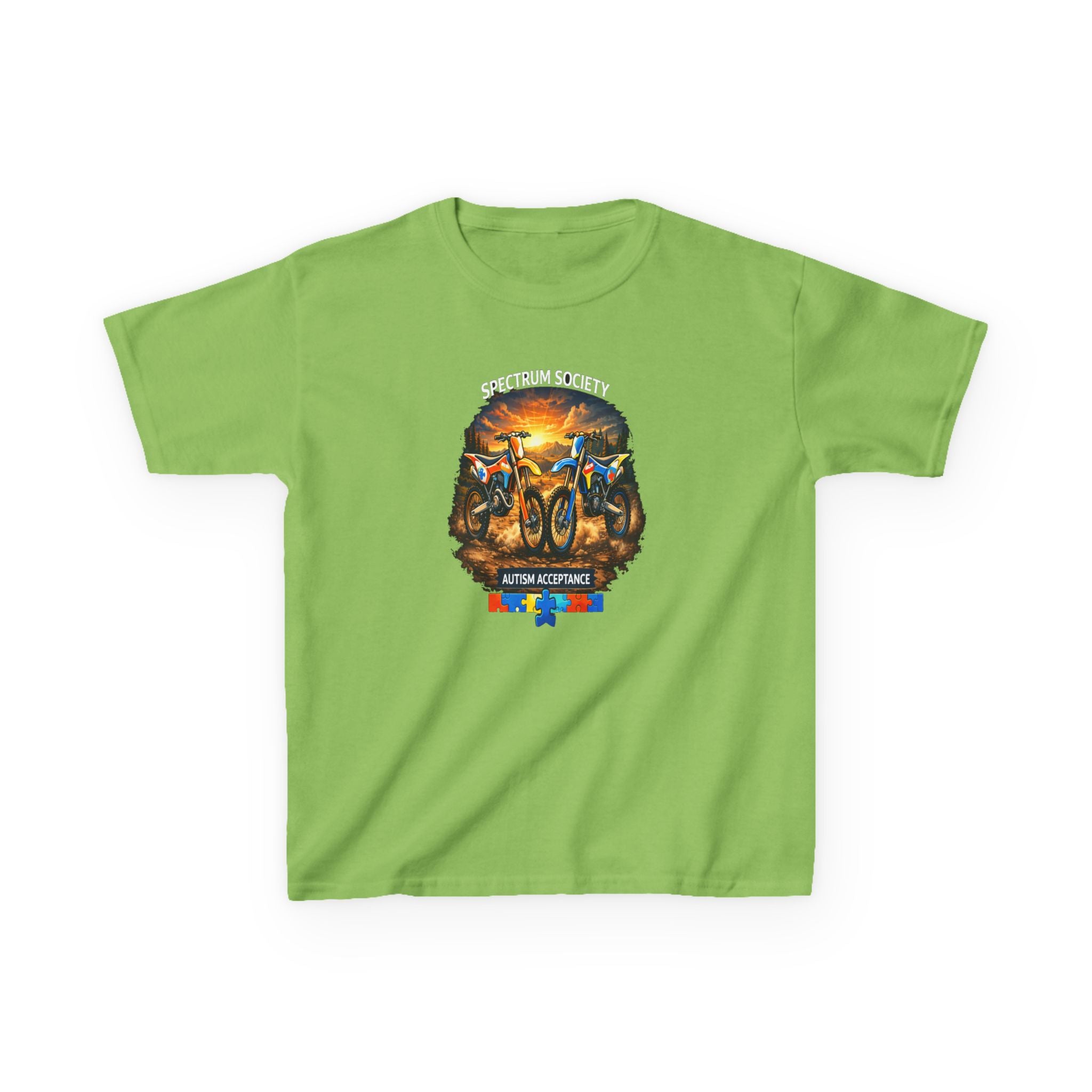 Kids Motorcycle Adventure Tee — "Born to Ride" Graphic Shirt