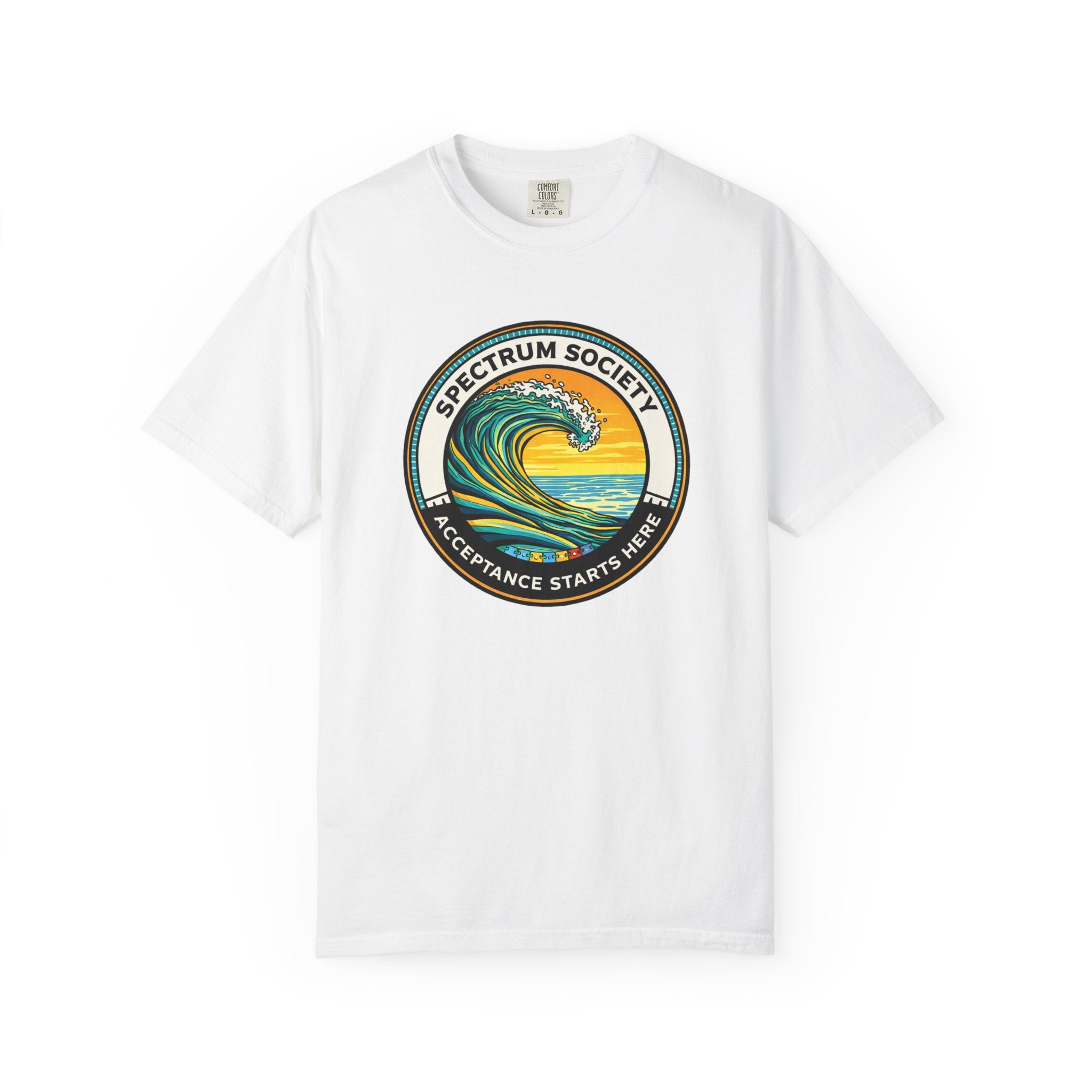 Spectrum Society 'Acceptance Starts Here' Wave T-Shirt