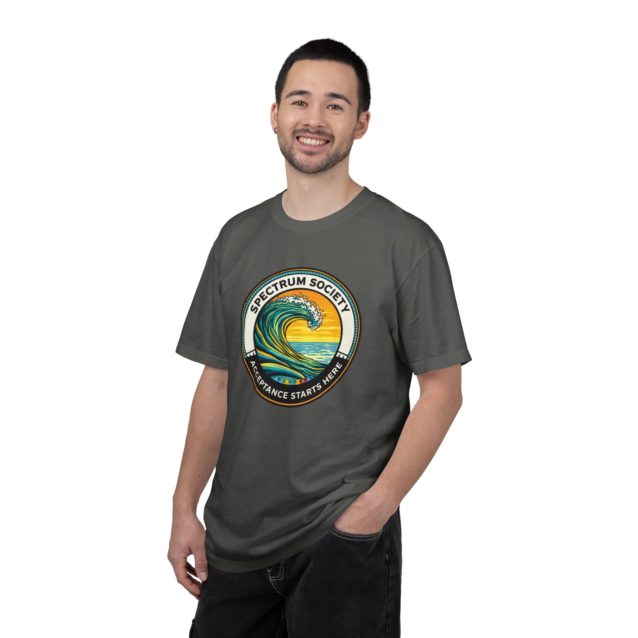 Spectrum Society 'Acceptance Starts Here' Wave T-Shirt