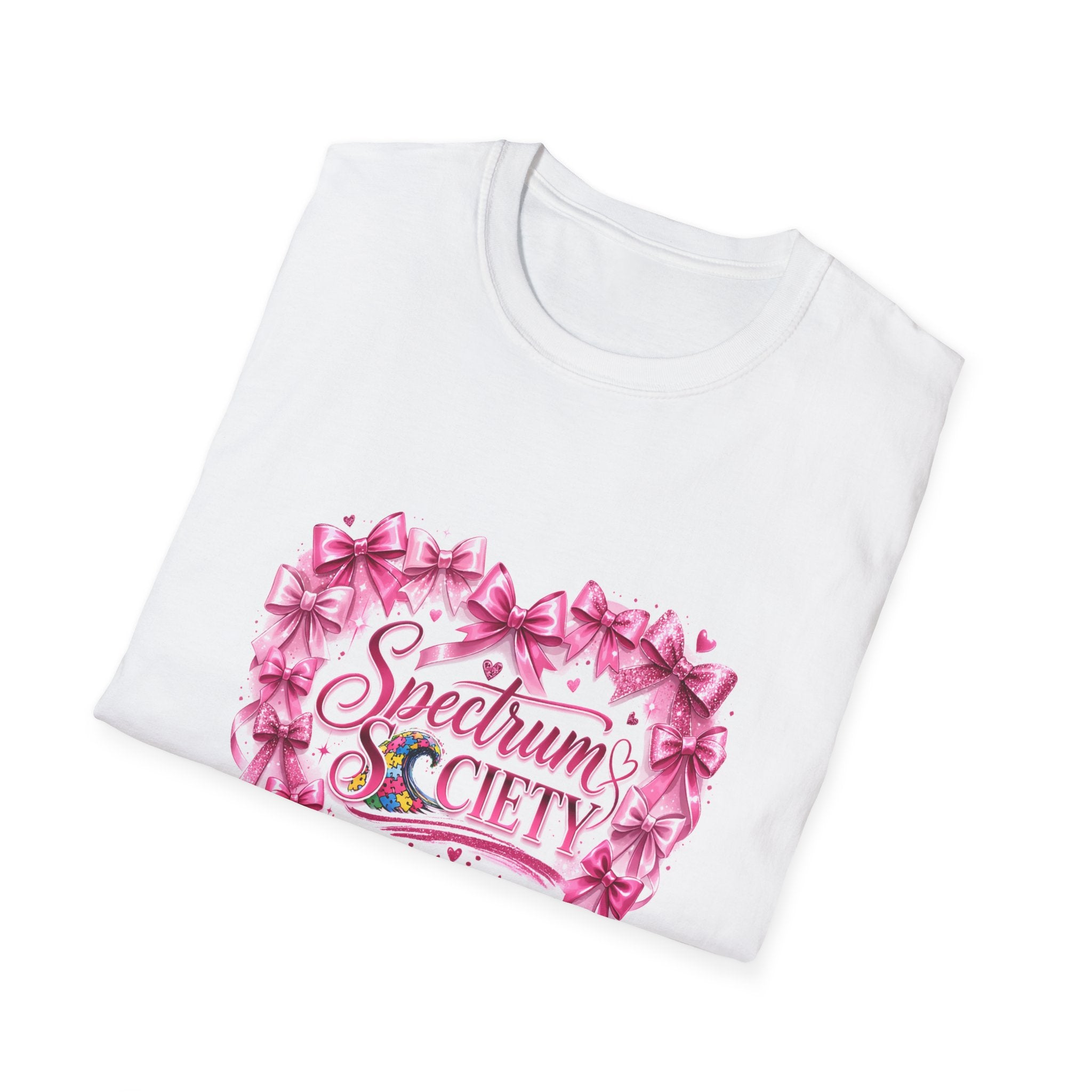 Spectrum Society Pink Ribbon Heart T‑Shirt
