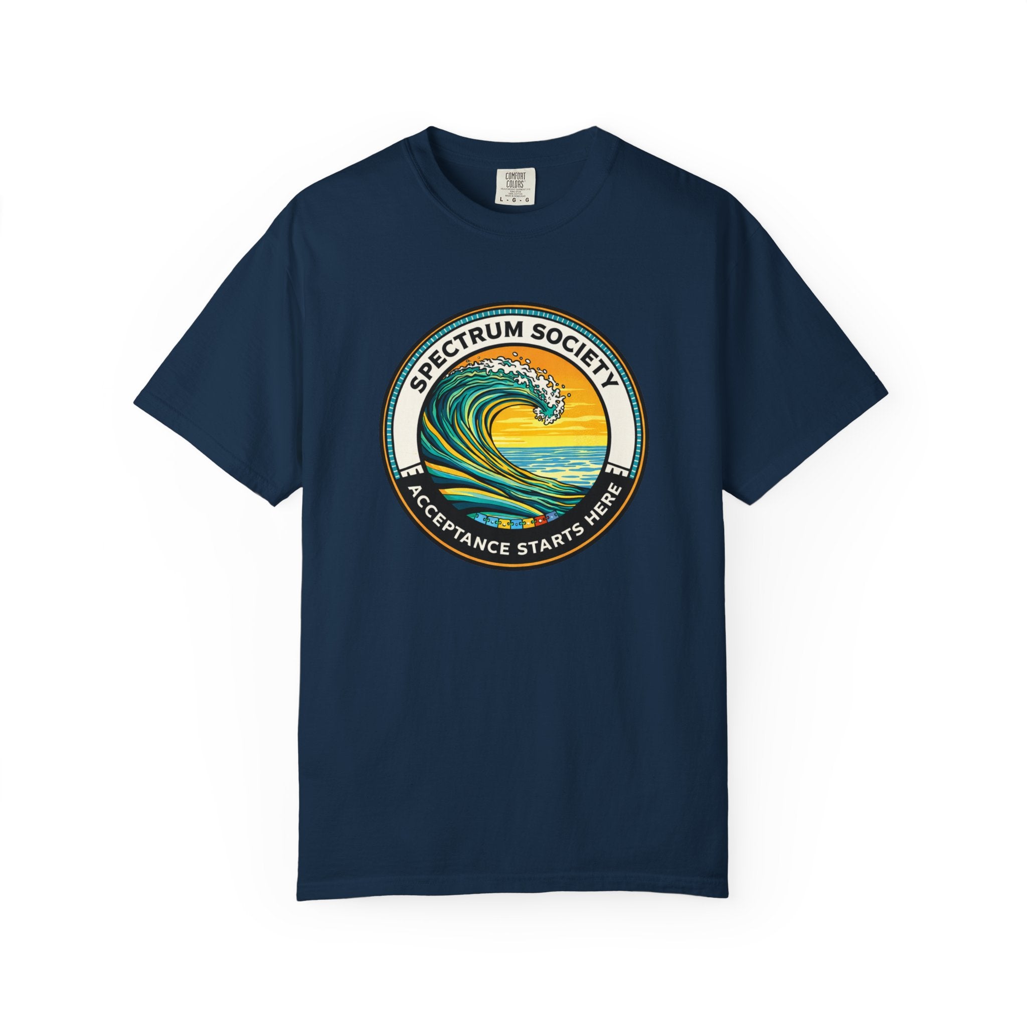 Spectrum Society 'Acceptance Starts Here' Wave T-Shirt